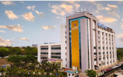 CARE Hospital Chandrasekharpur building - Premier center for dental implants in Bhubaneswar