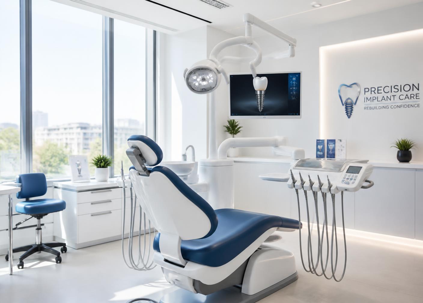 Modern dental implant treatment suite and 3D CBCT diagnostic room at CARE Hospital Bhubaneswar
